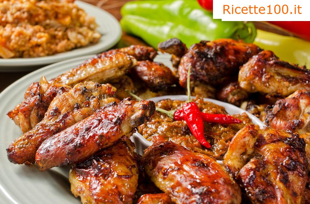Ali di pollo piccanti (hot chicken wings)