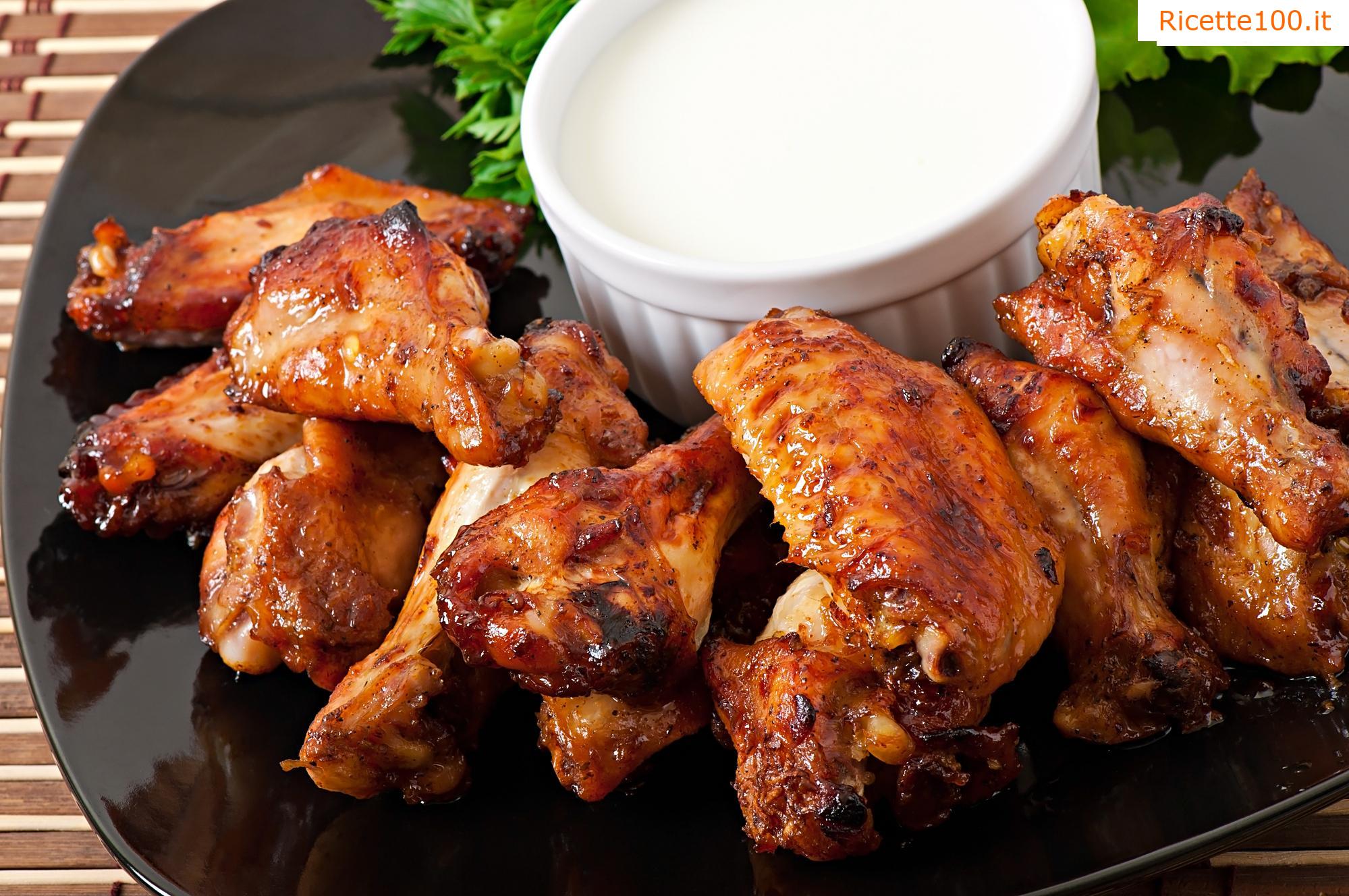 Ali di pollo piccanti