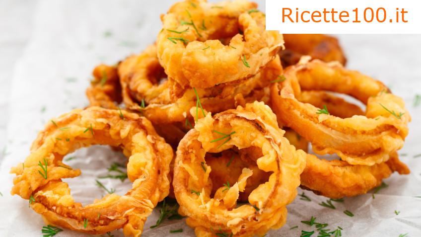 Anelli di cipolla fritti al chili