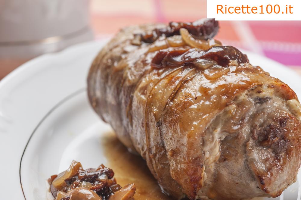 Arrosto di maiale con ripieno di fegato