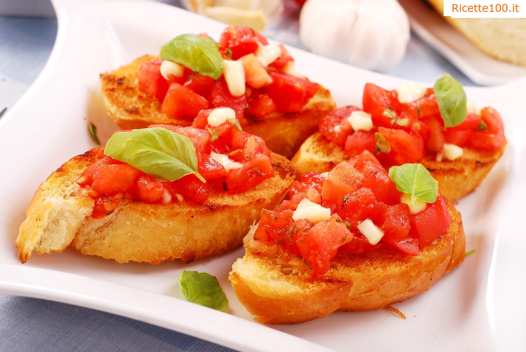 Bruschetta al Pomodoro in ceco