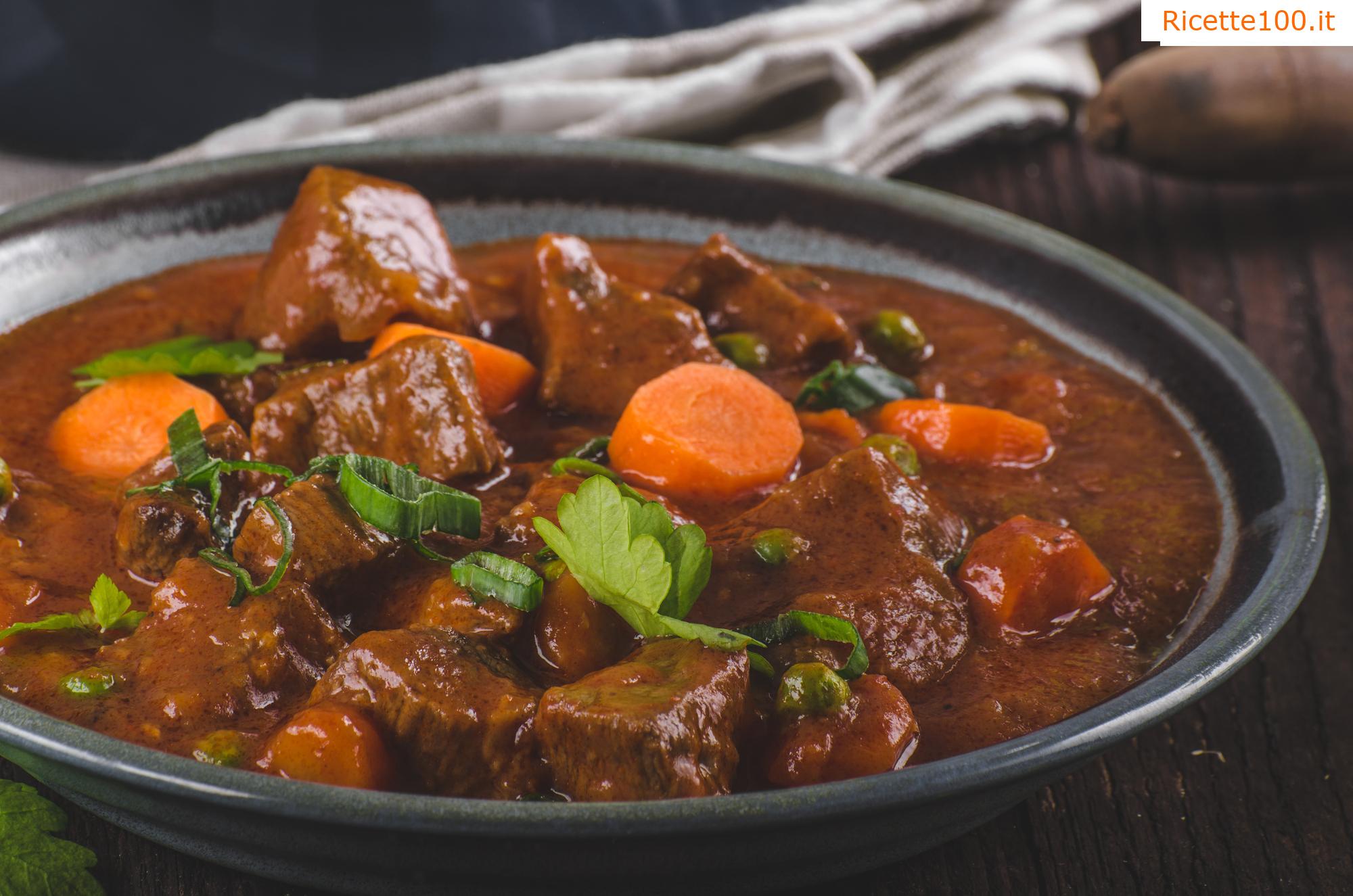 Carne di manzo stufata