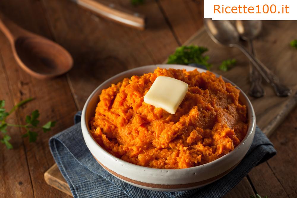 Cosce di anatra con purè di batata e mela