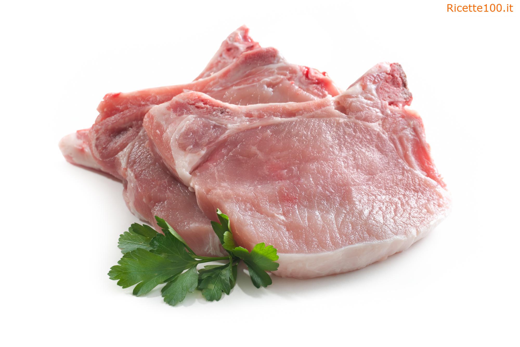 Costoletta di maiale al forno