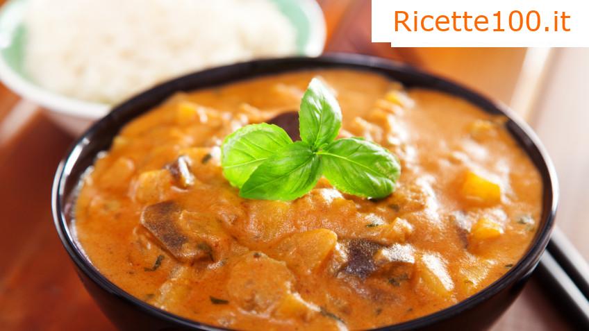 Curry di pesce con latte di cocco