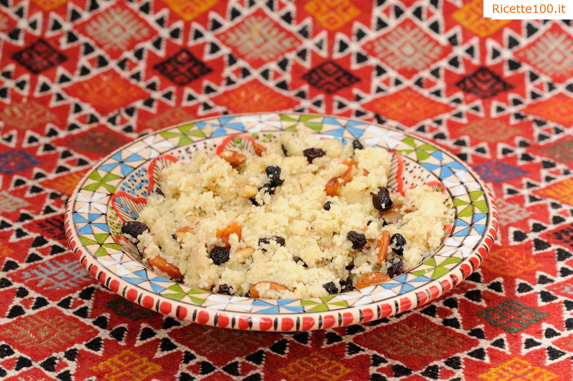 Cuscus dolce con frutta