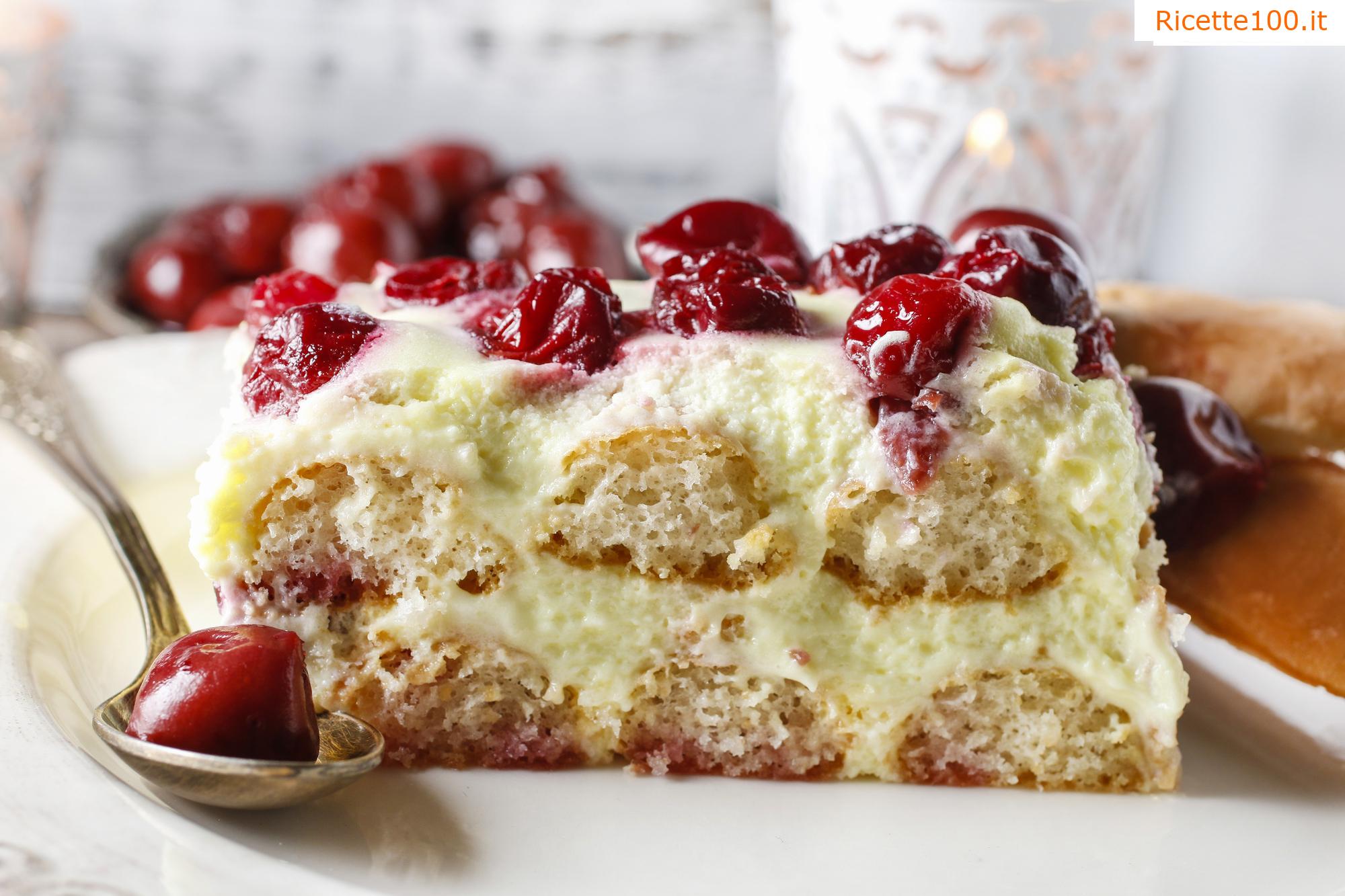 Dessert di ricotta nel bicchiere