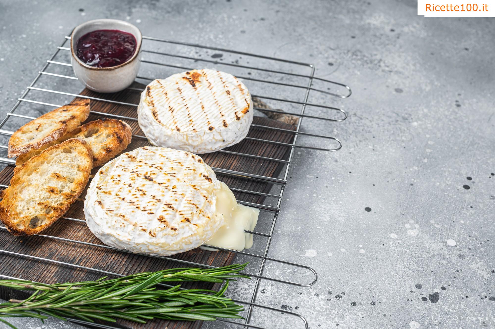 Formaggio erborinato alla griglia