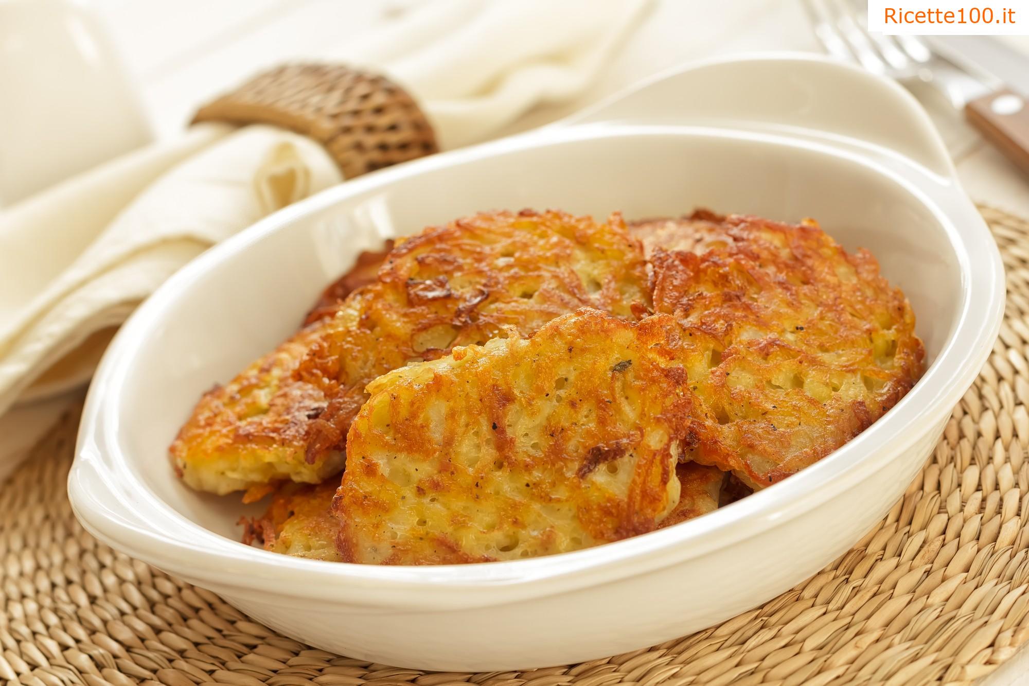 Frittelle di patate con carne affumicata