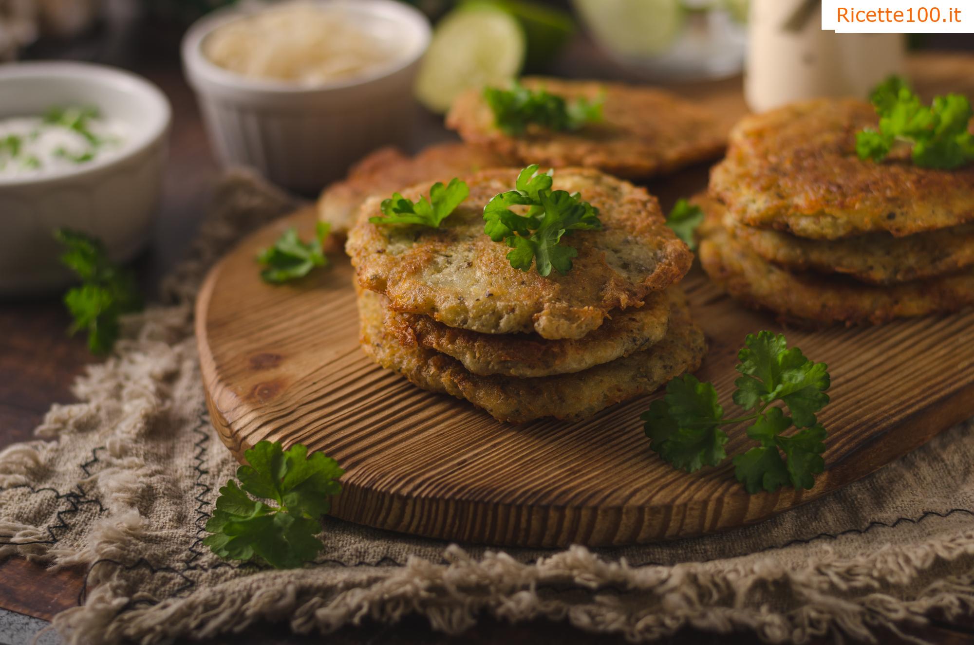 Frittelle di patate con crauti