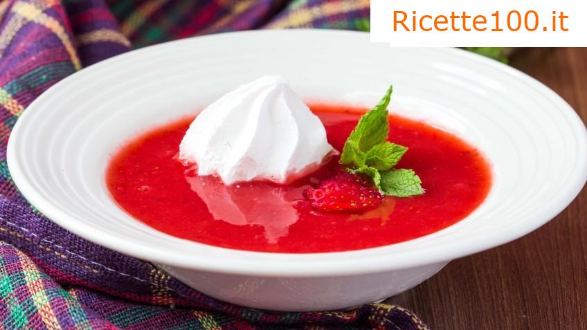 Gazpacho di fragole