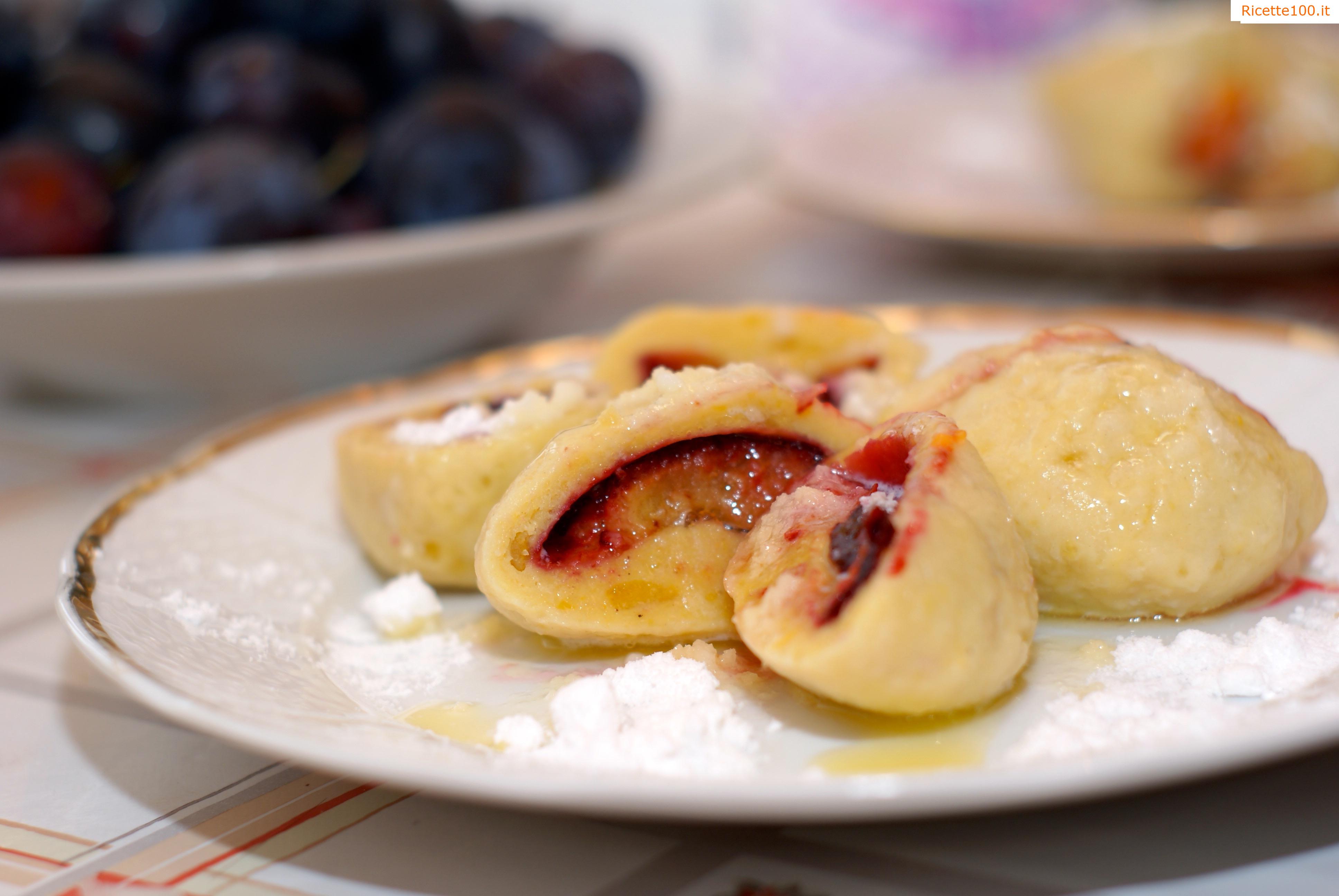 Gnocchi di frutta di patate
