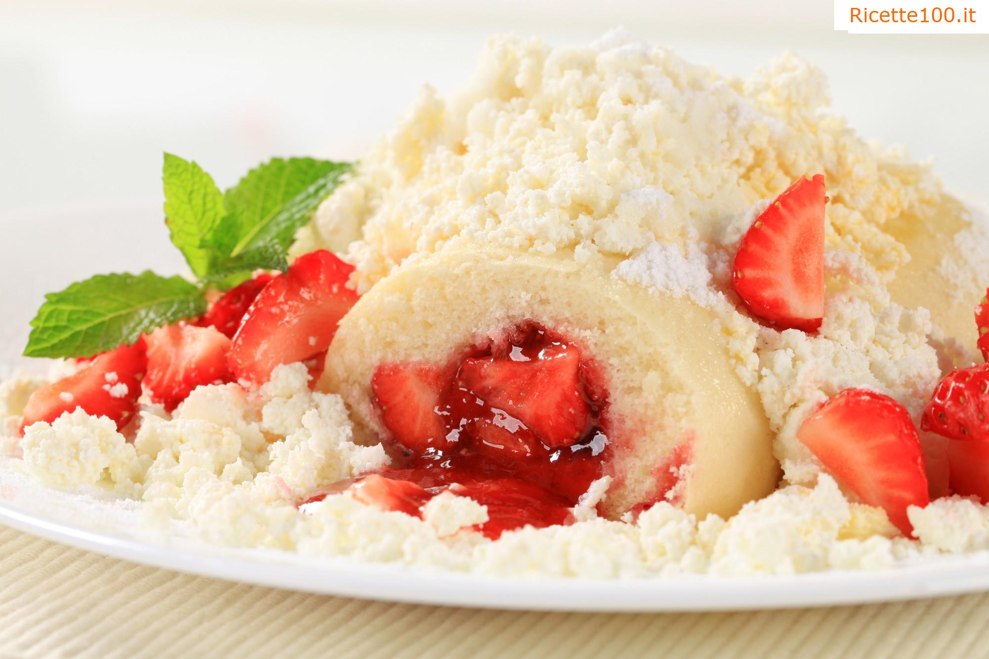 Gnocchi di frutta lievitati con fragole