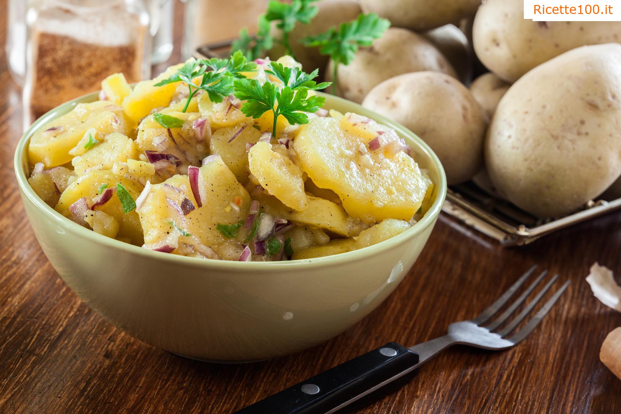Insalata di patate senza maionese