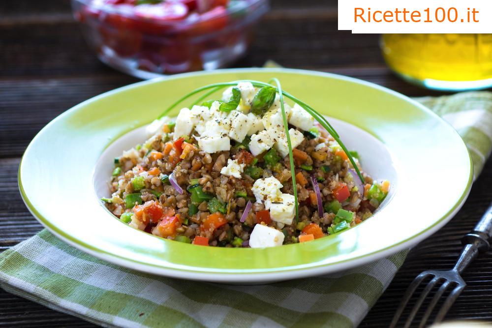 Insalata estiva di grano saraceno