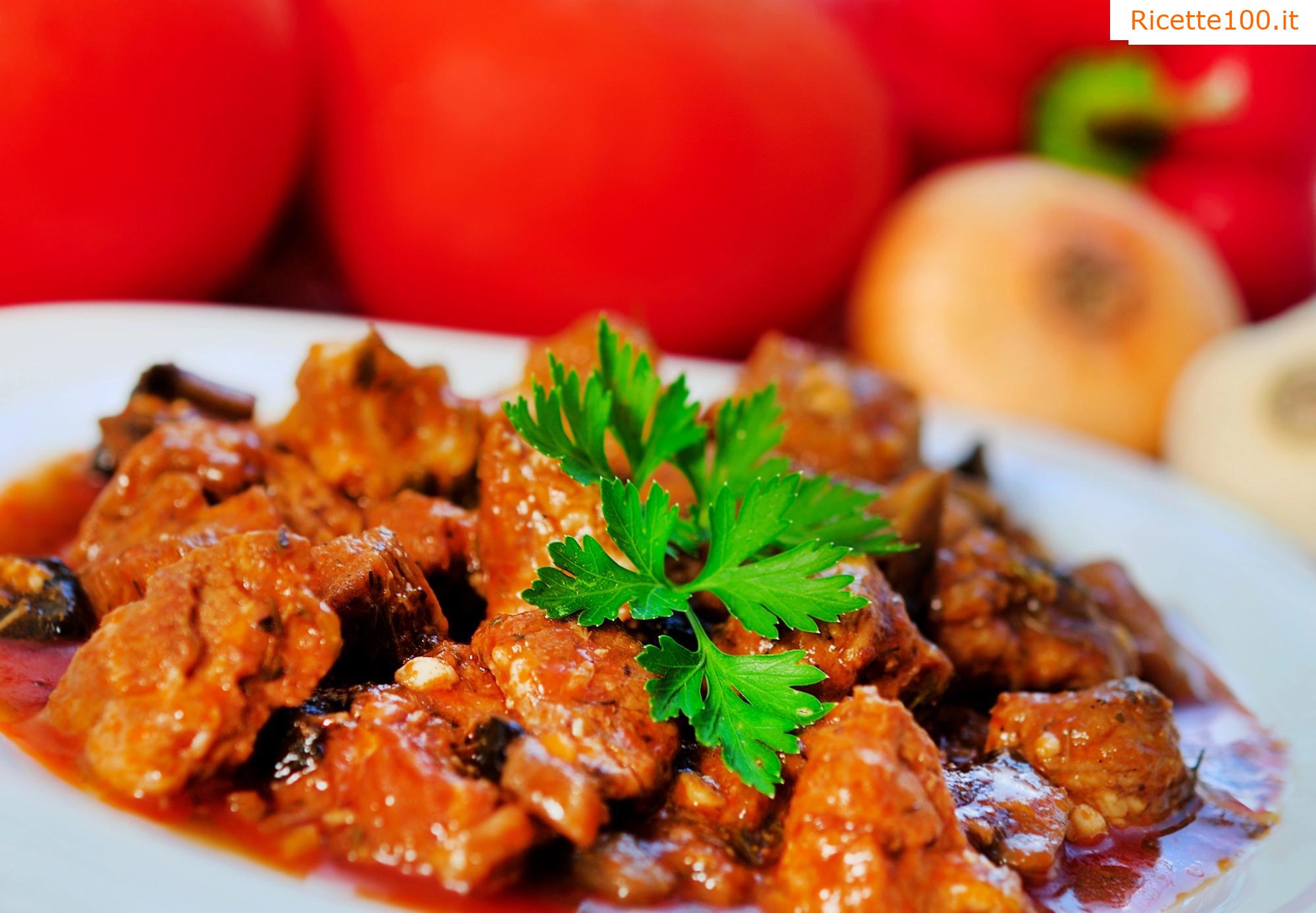 Maiale con crauti e birra