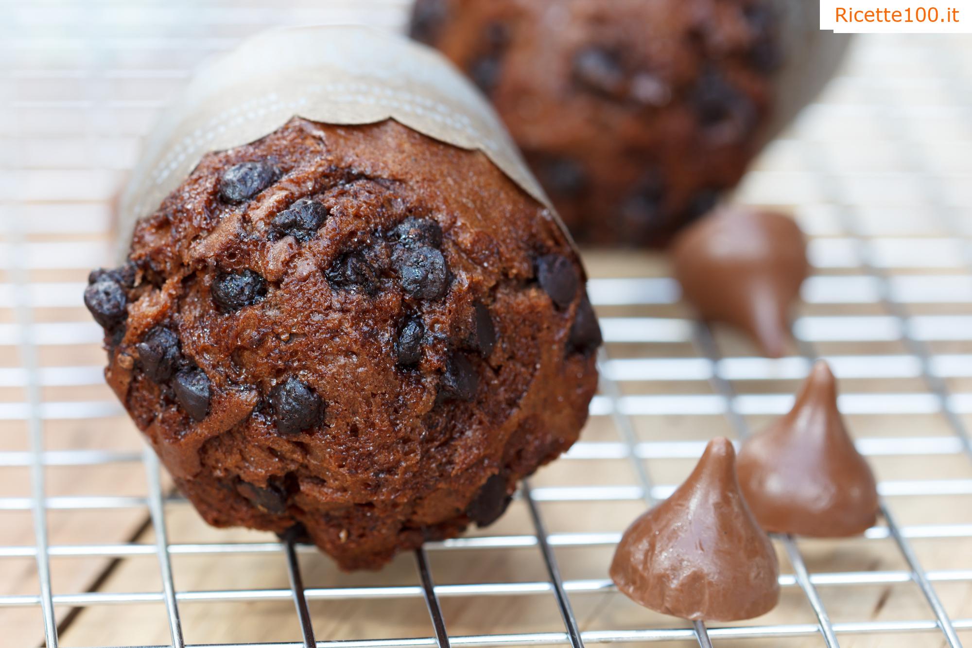 Muffin con pezzi di cioccolato