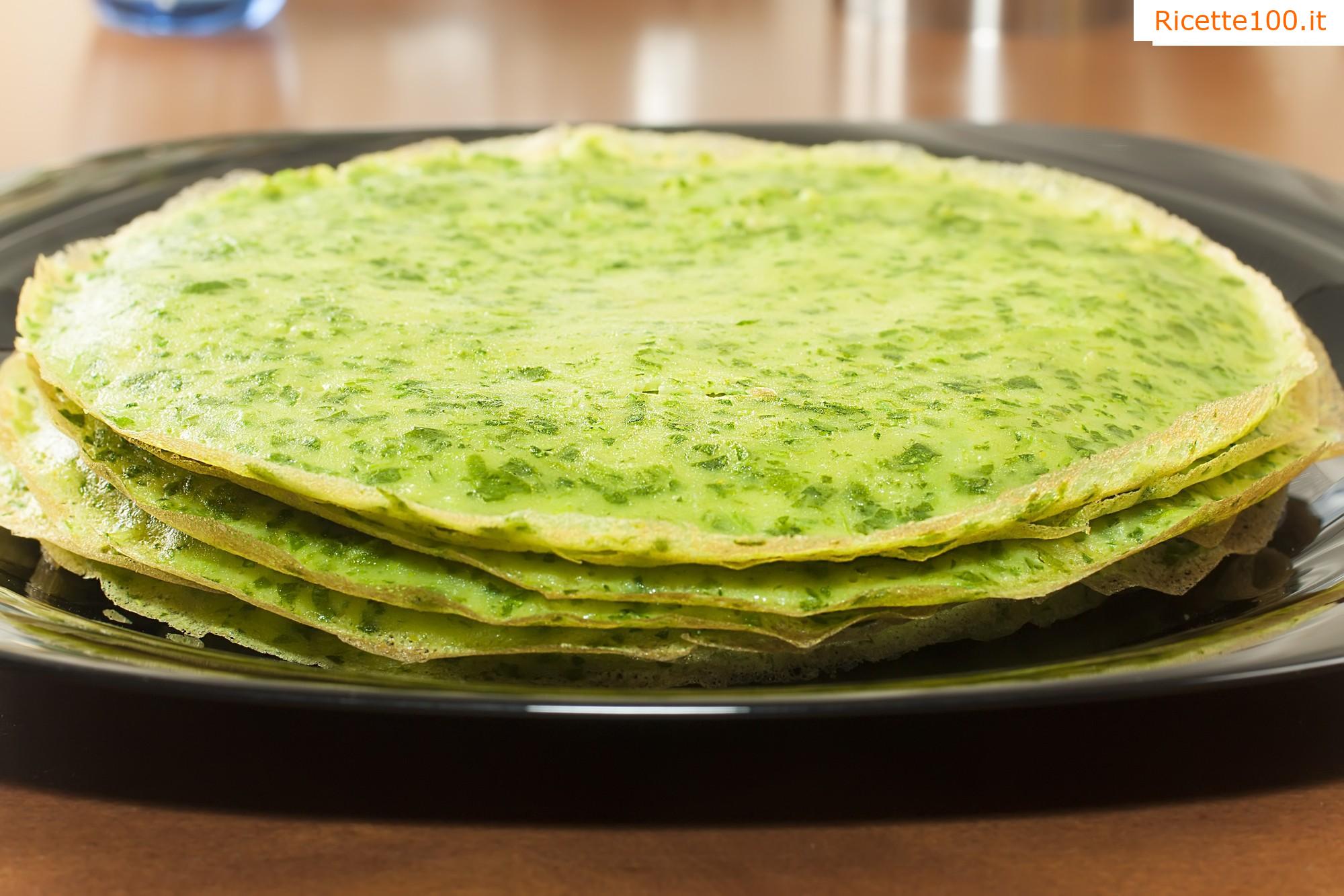 Pancake di spinaci