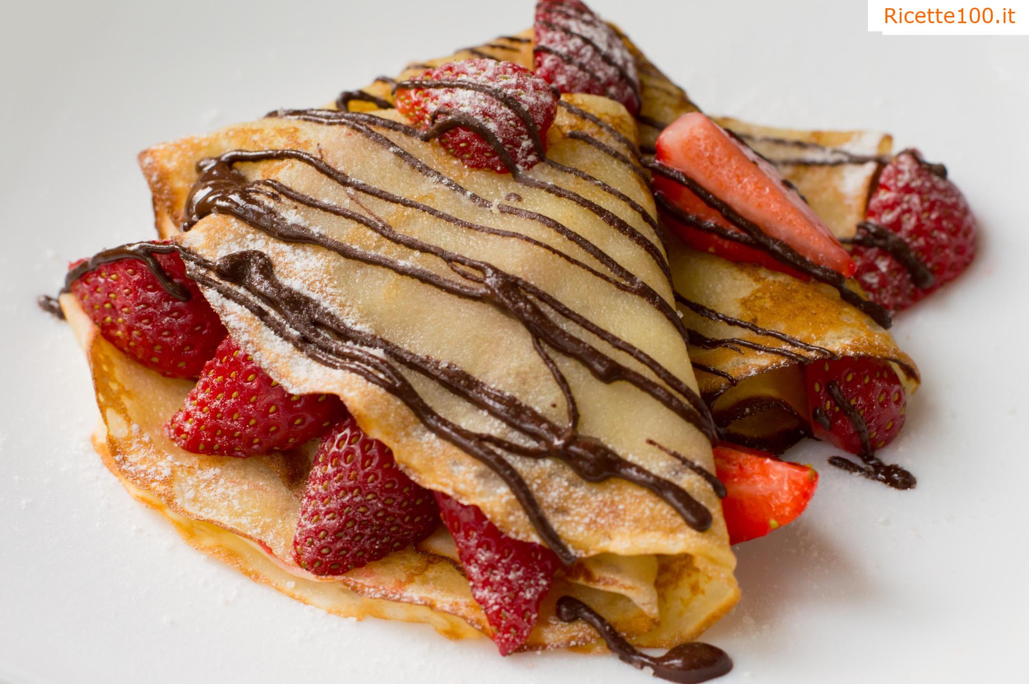 Pancakes con fragole