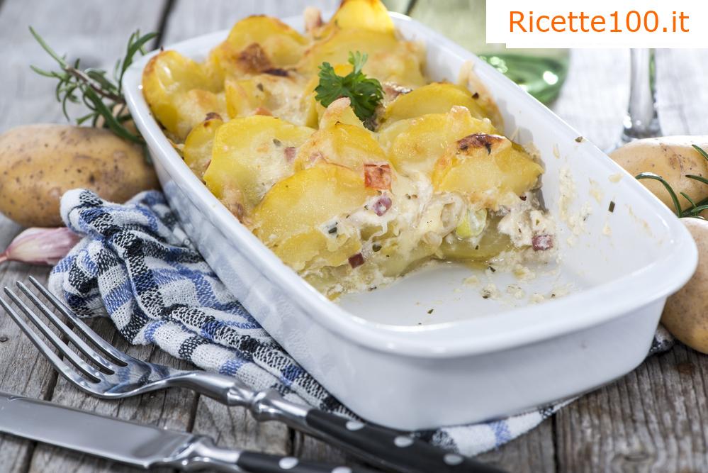Patate gratinate dauphinoise