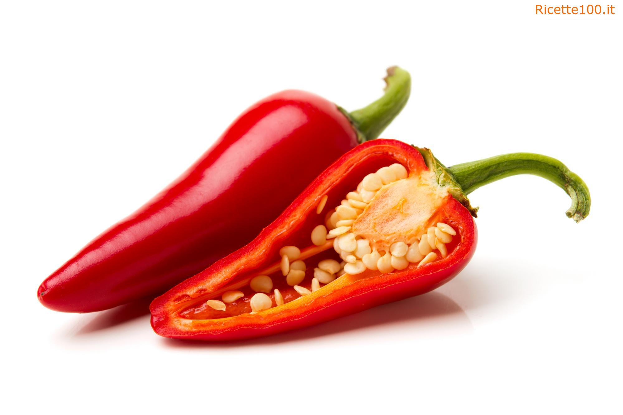 Peperoni al forno ripieni di formaggio di capra