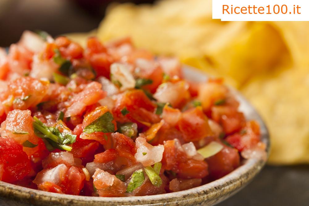 Pico de Gallo - insalata nei colori della bandiera messicana