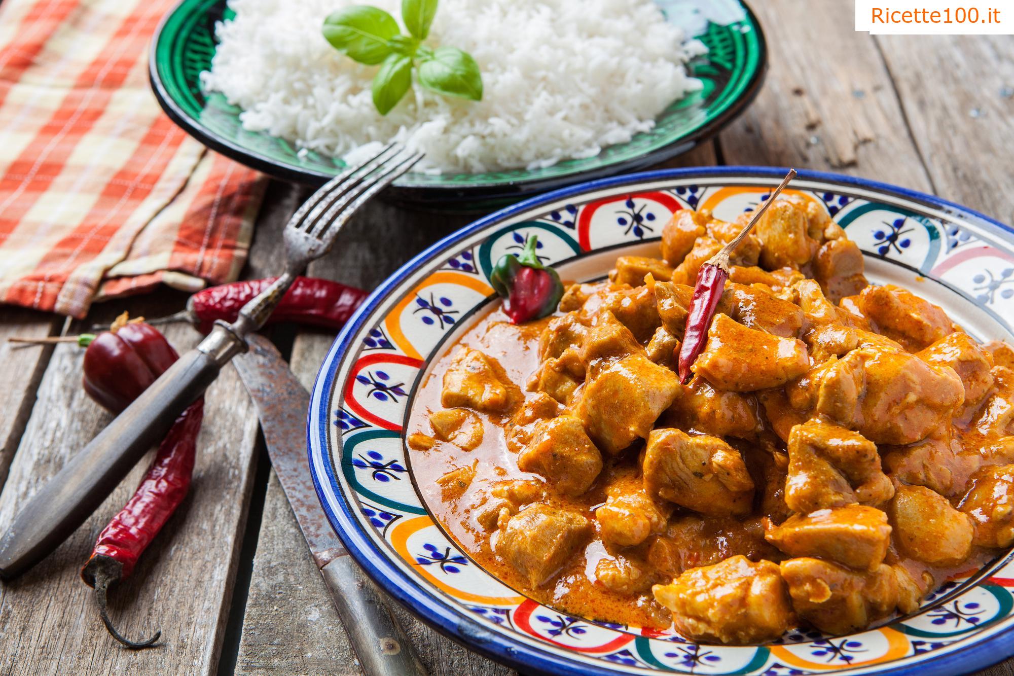 Pollo indiano stile vindaloo / wok