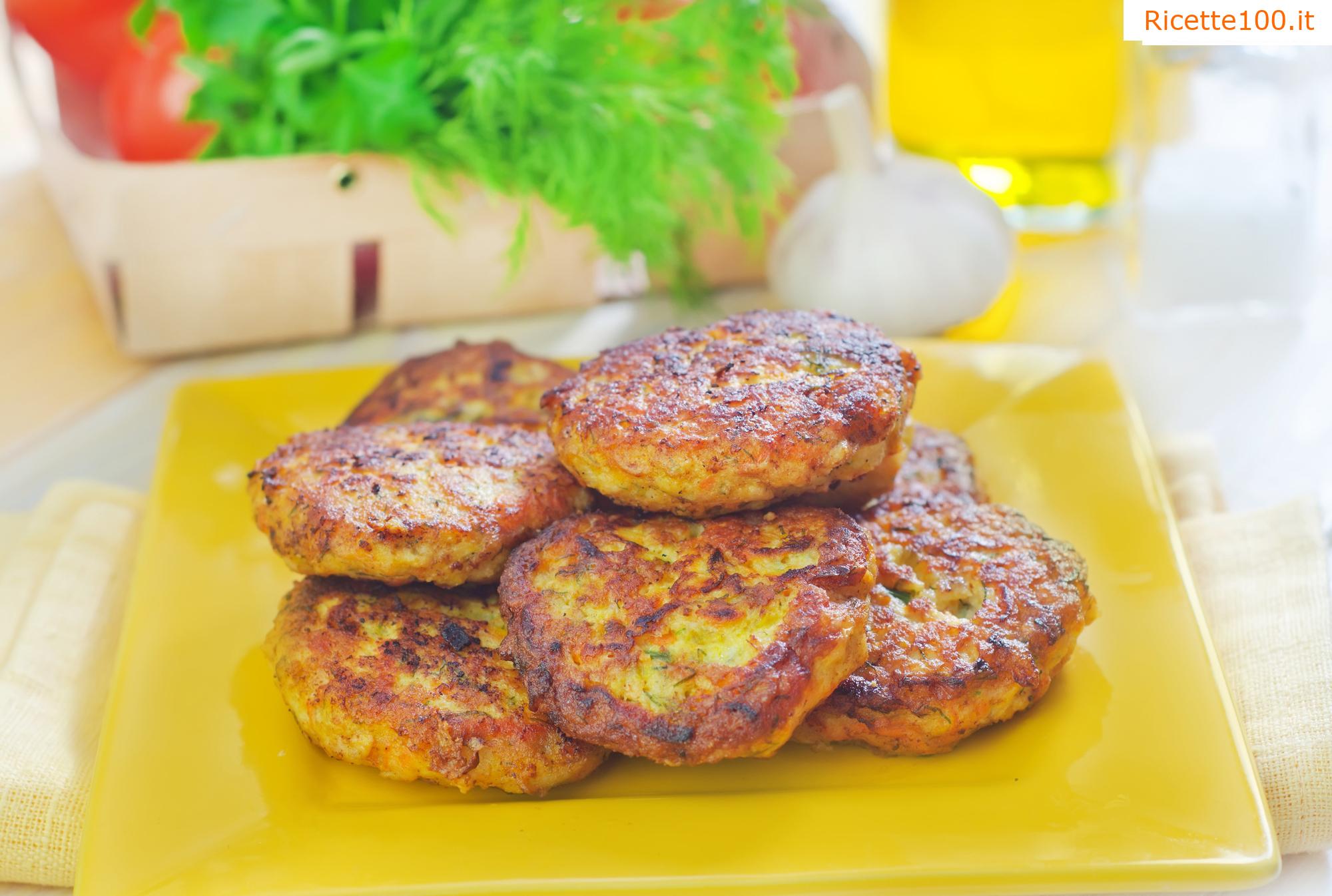 Polpette con patatine di patate