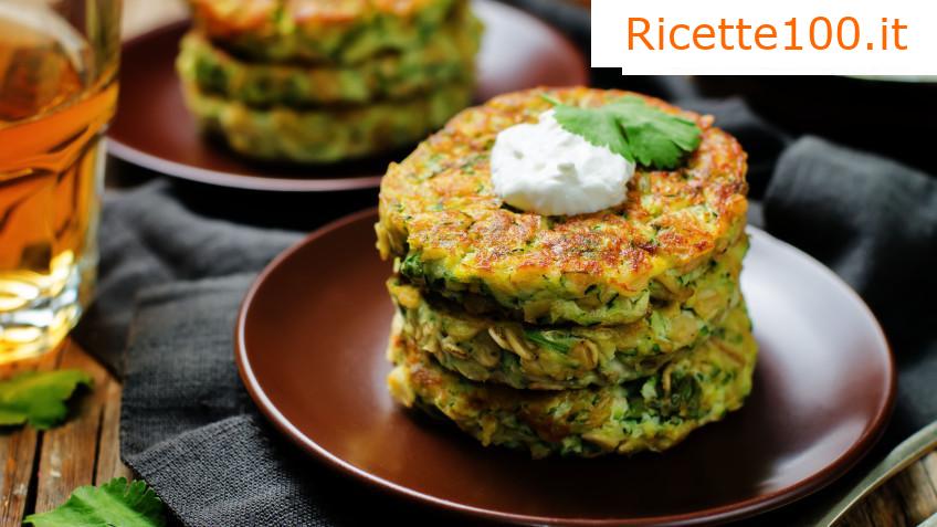 Polpette di zucchine con erba luigia