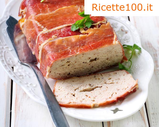 Polpettone avvolto nella pancetta