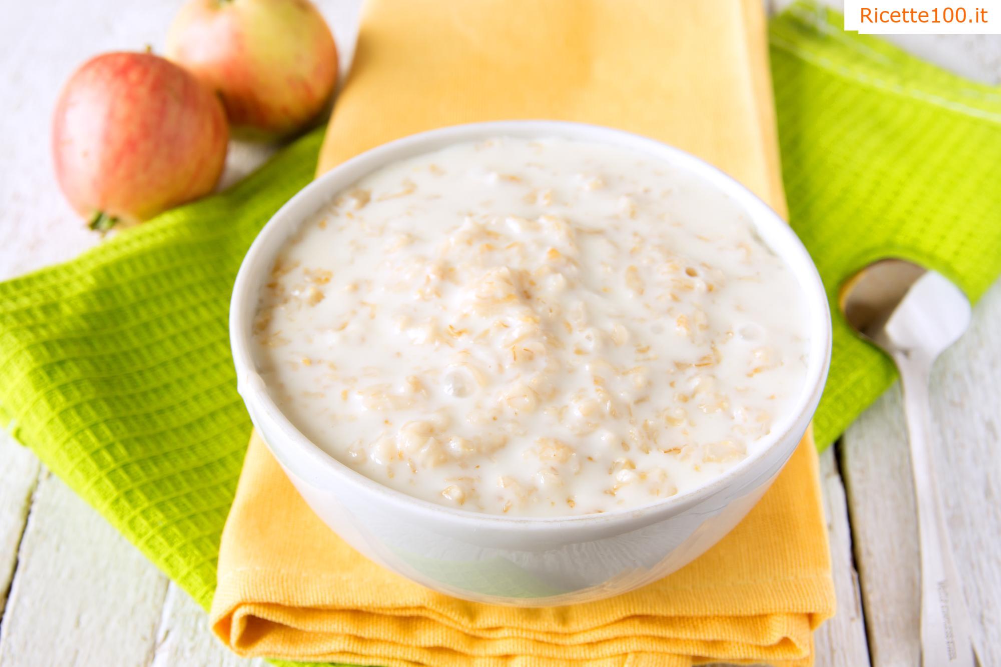 Porridge di fiocchi d'avena