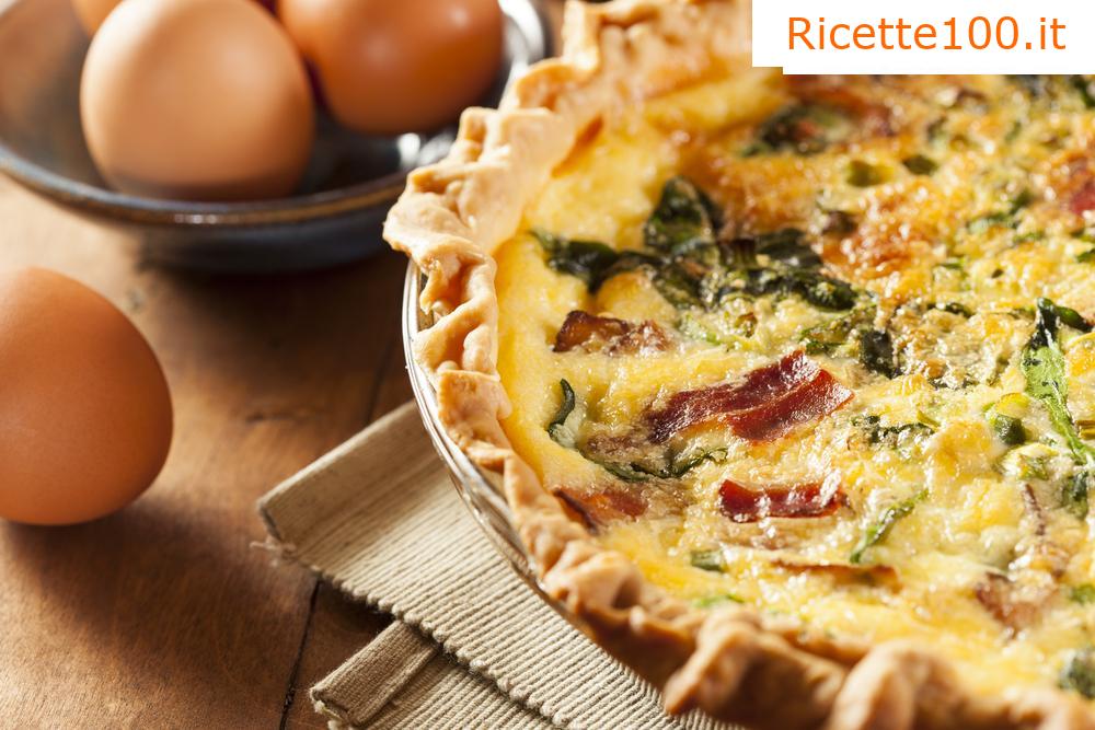 Quiche formaggio e pancetta