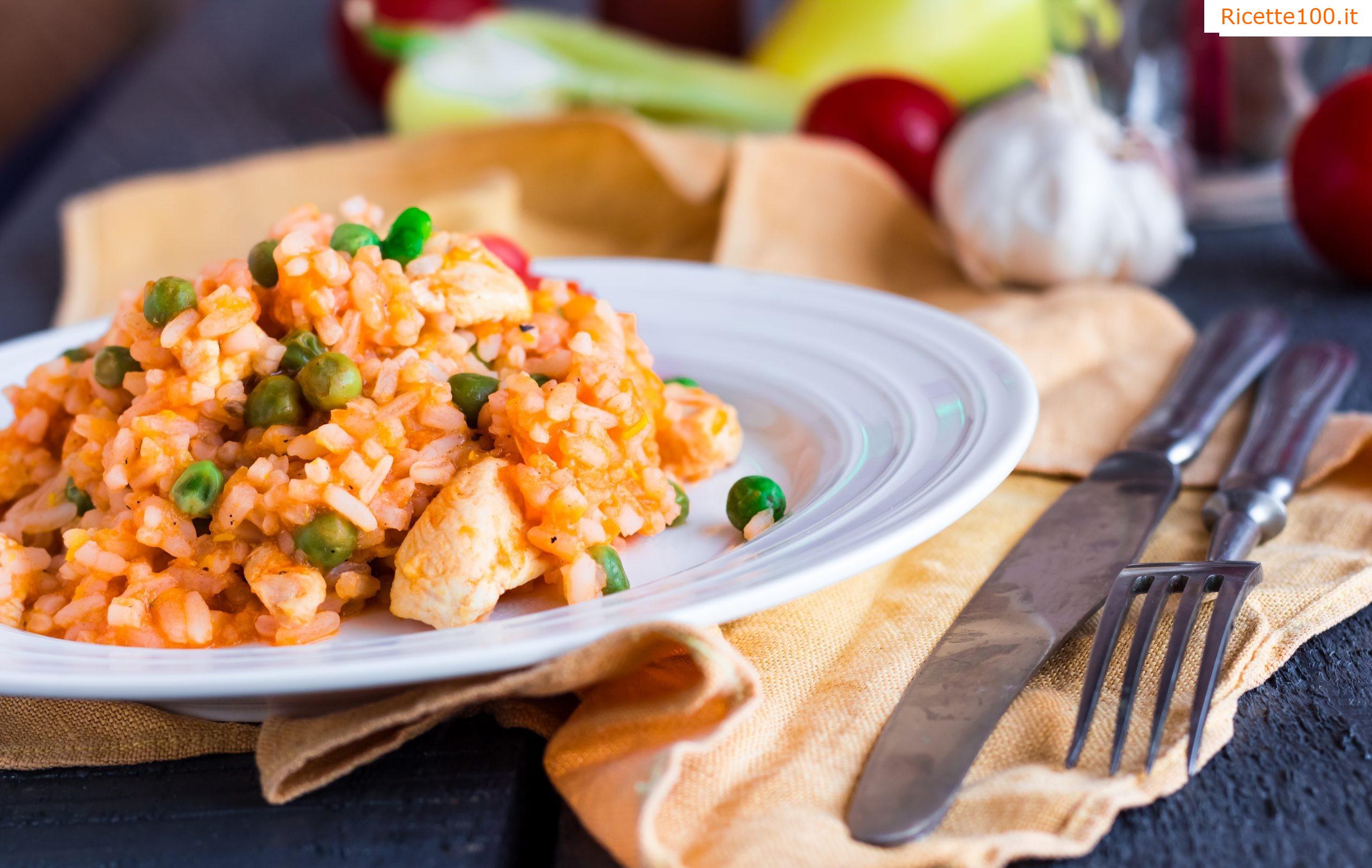 Risotto con pollo