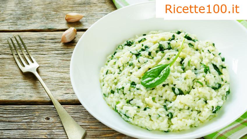 Risotto italiano con asparagi verdi