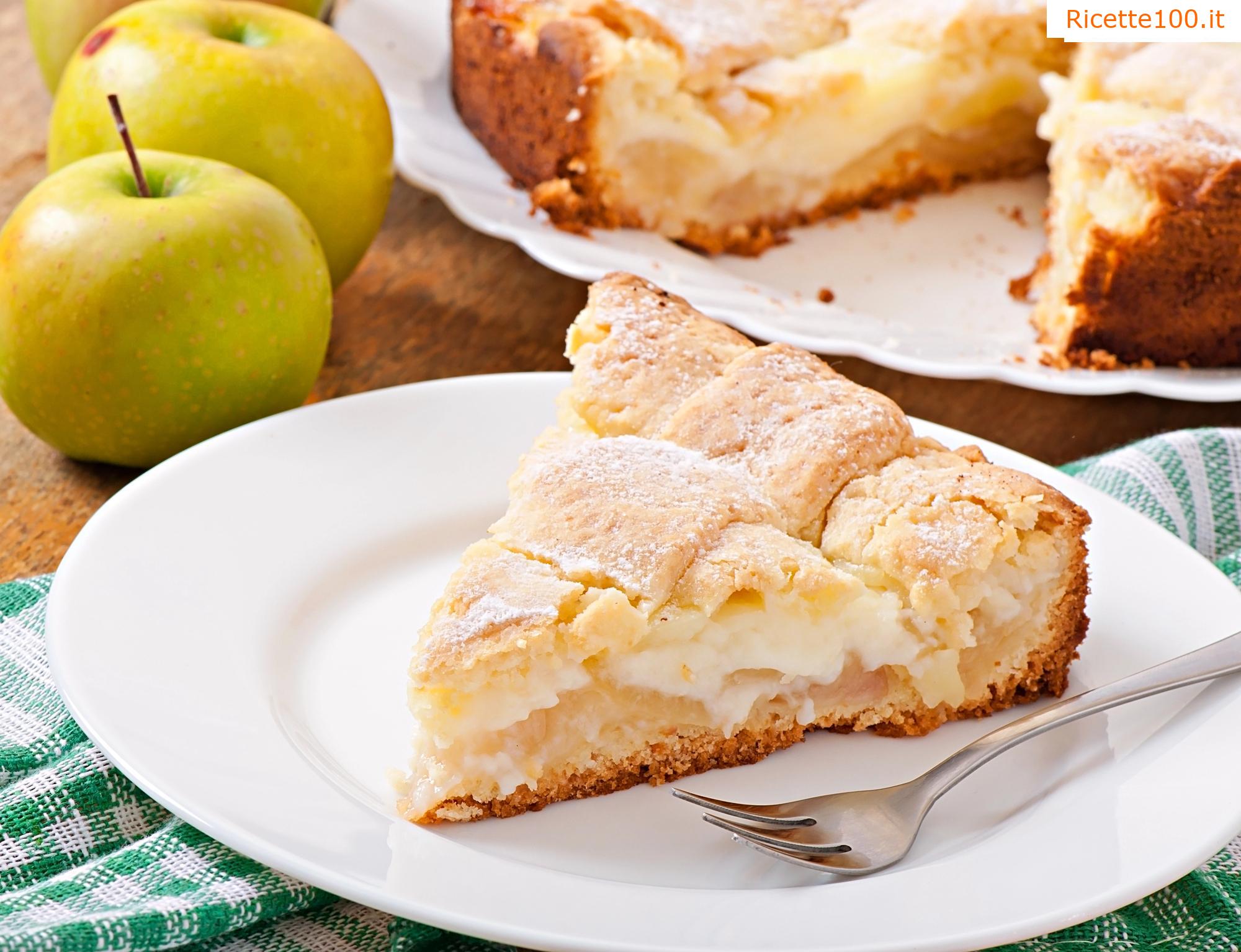 Sformato con mele e ricotta