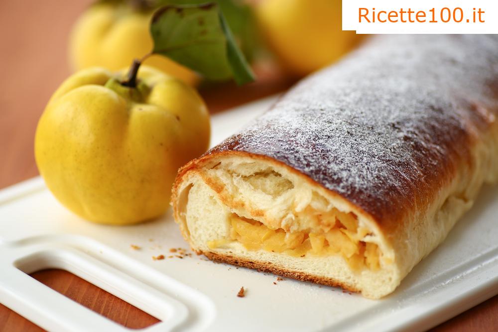 Strudel di mele con pasta non lievitata