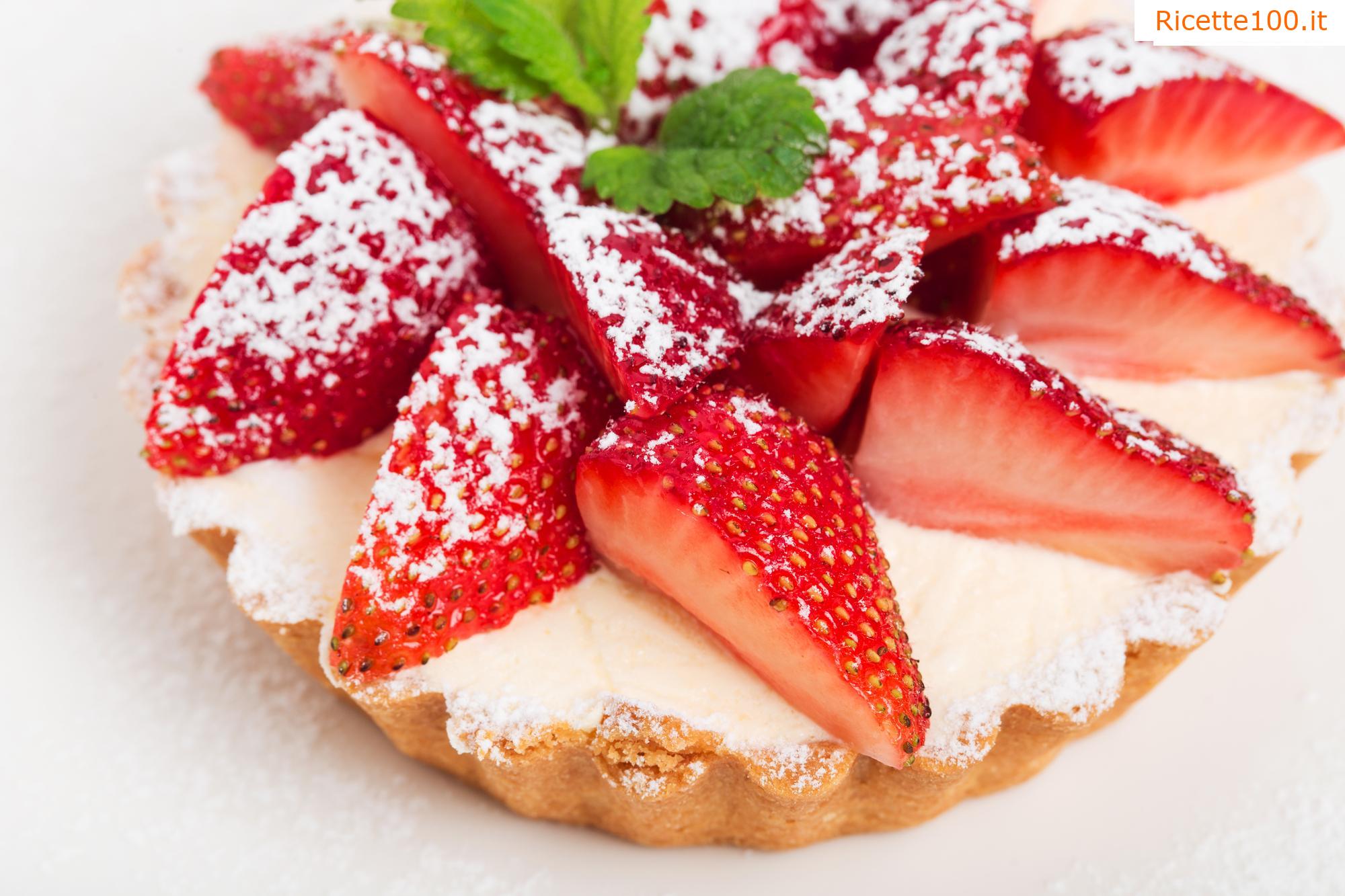 Torta di fragole - veloce e semplice