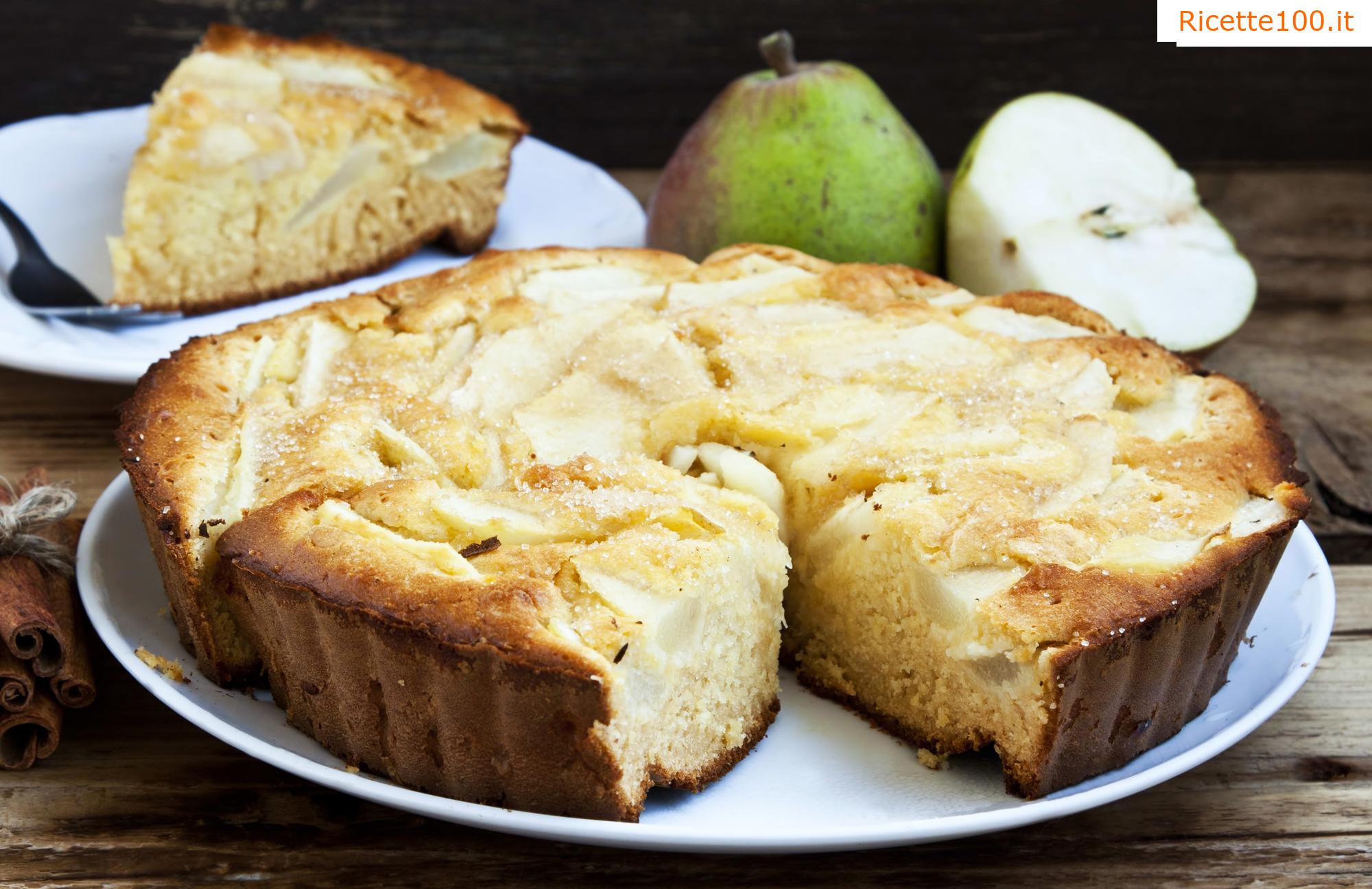 Torta di pere francese