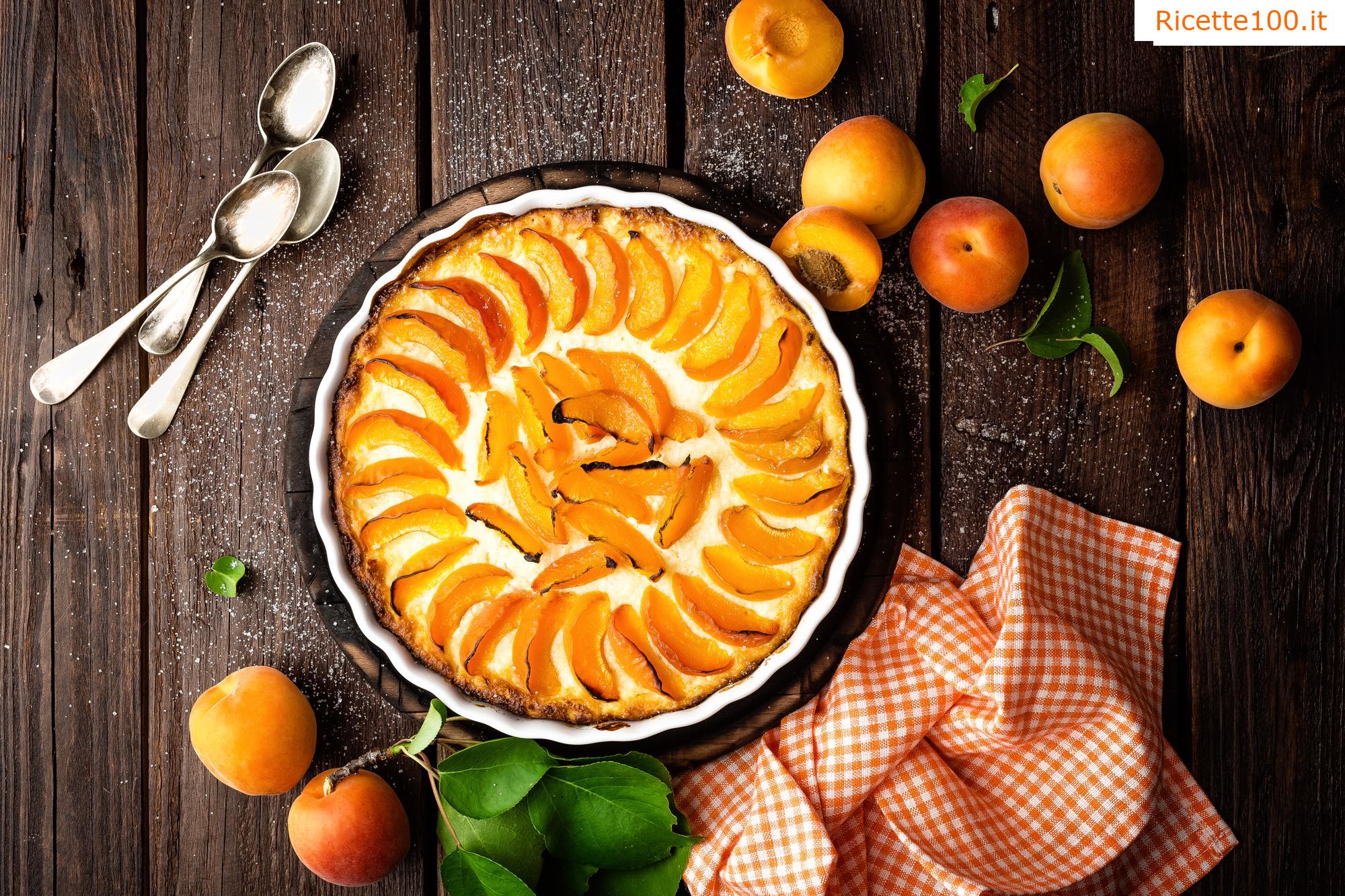 Torta di ricotta con albicocche II.