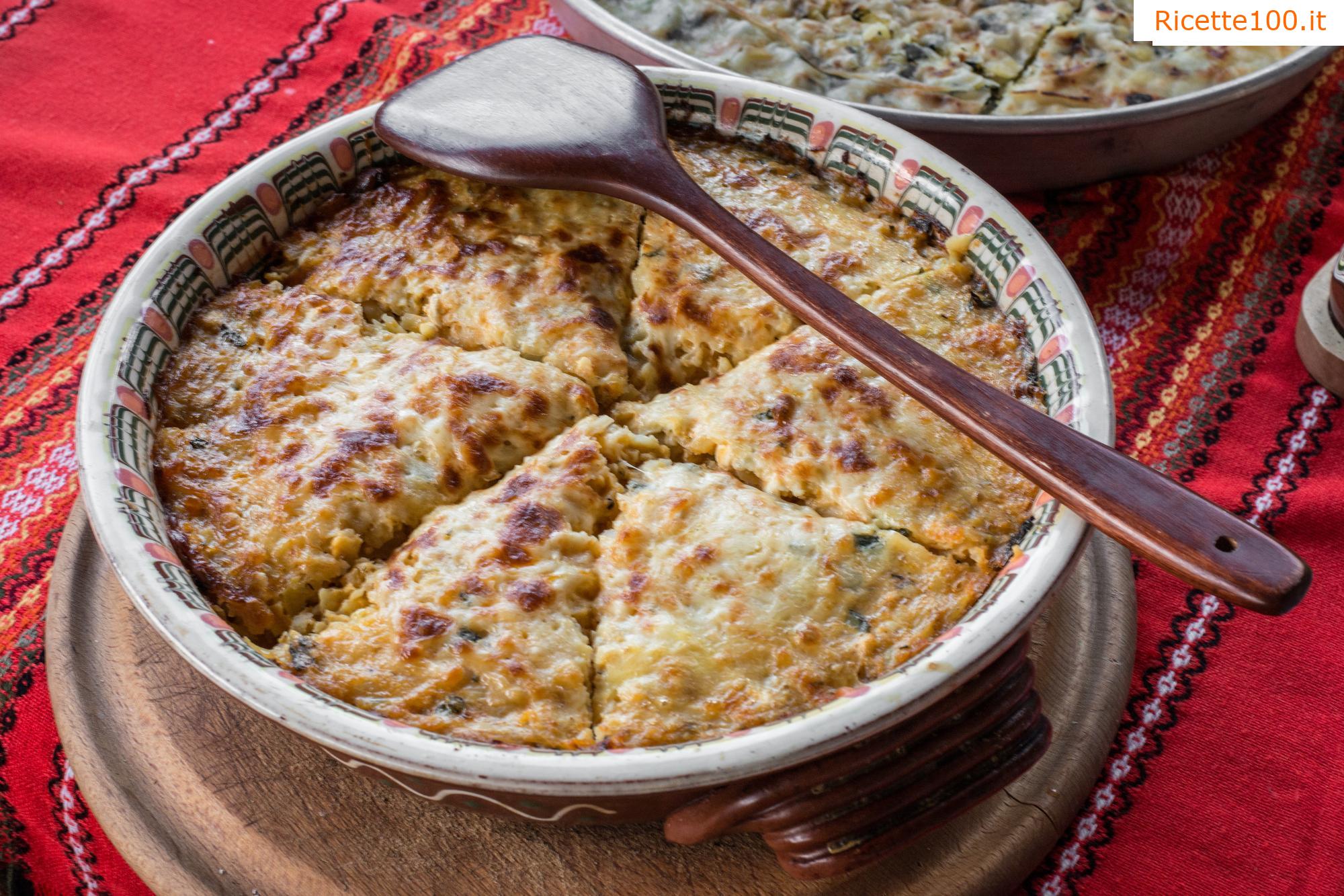 Torta salata lievitata con ripieno di verdure