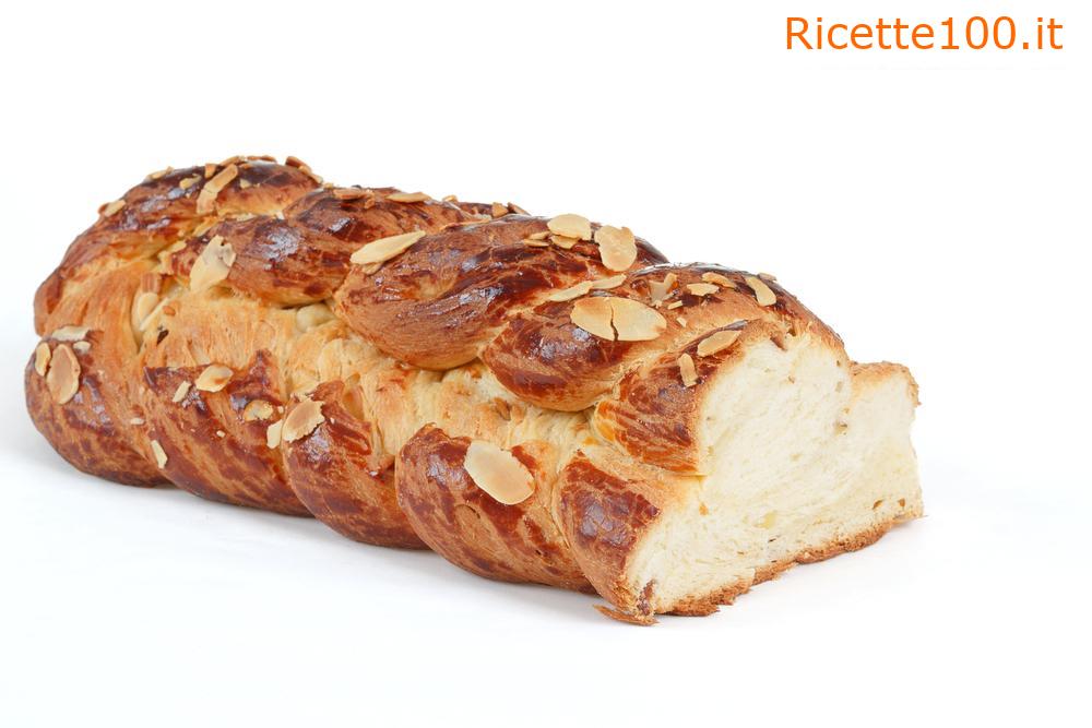 Treccia con ricotta e panna senza lievitazione