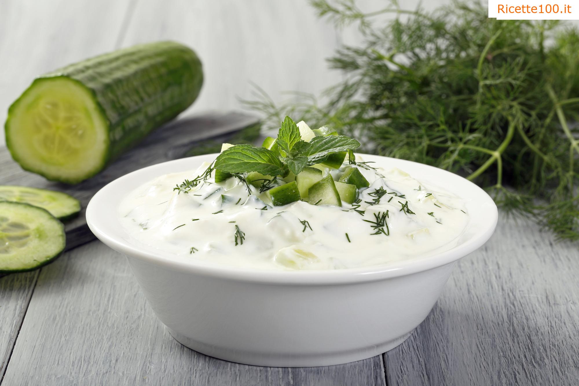 Tzatziki di zucchine