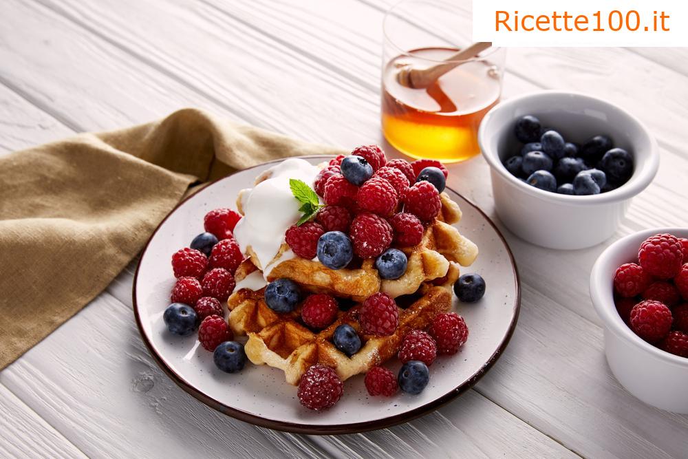Waffle al miele