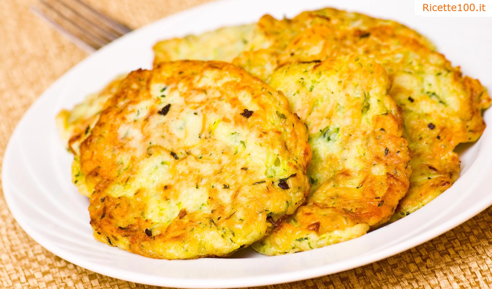 Zucchine in pastella di formaggio - cotte al forno