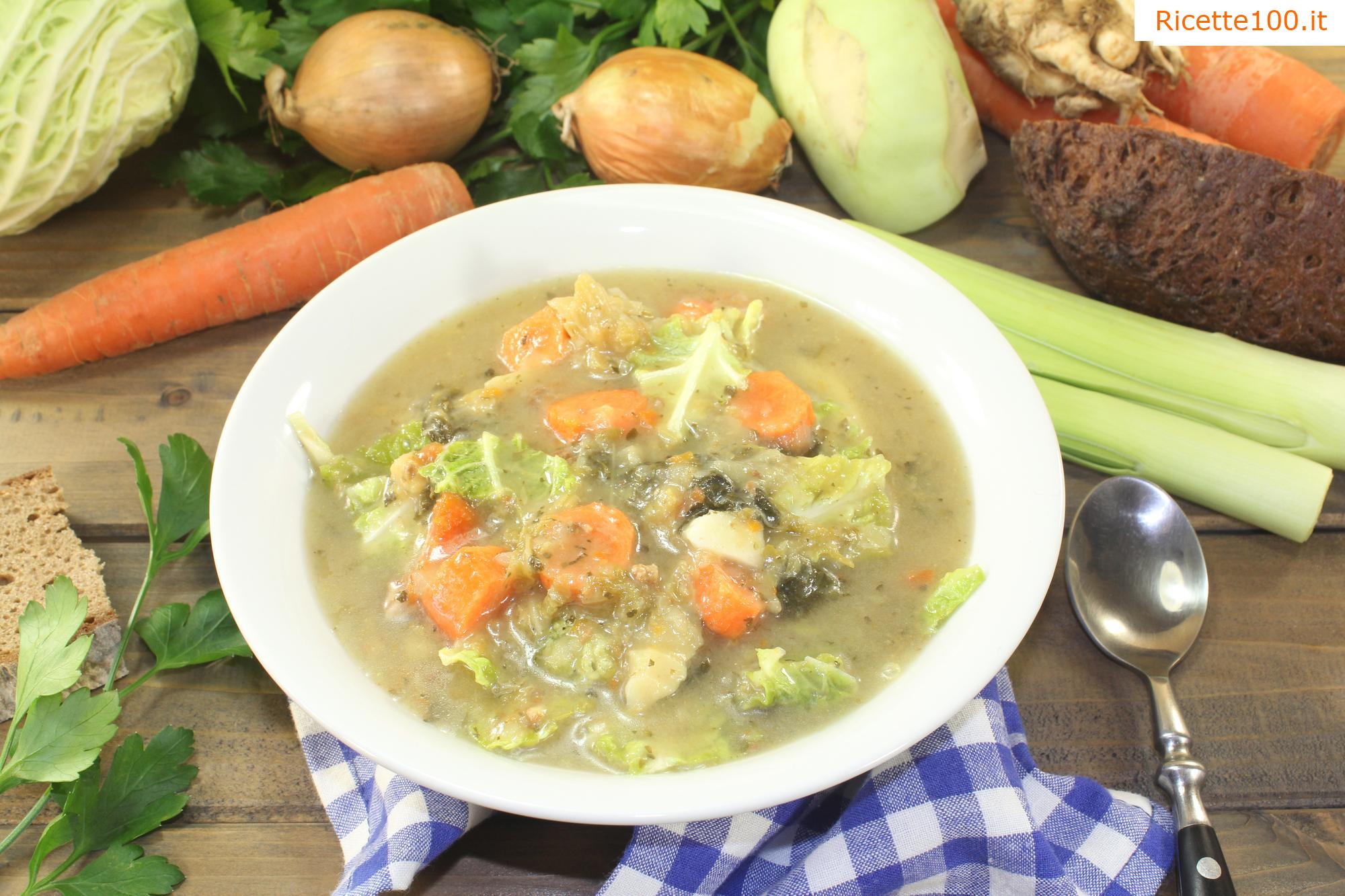 Zuppa di cavoletti di Bruxelles