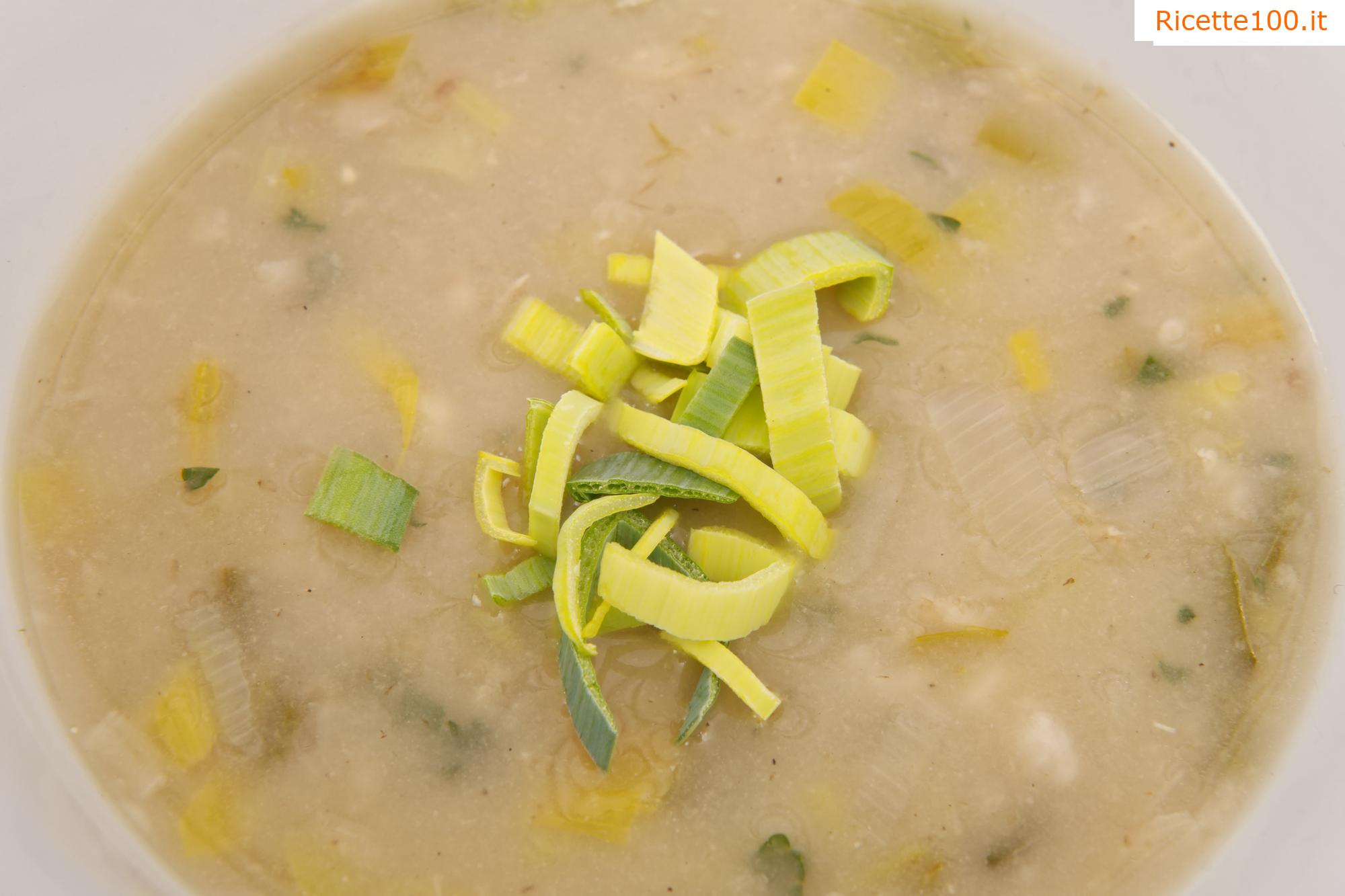 Zuppa di cavolo con lievito