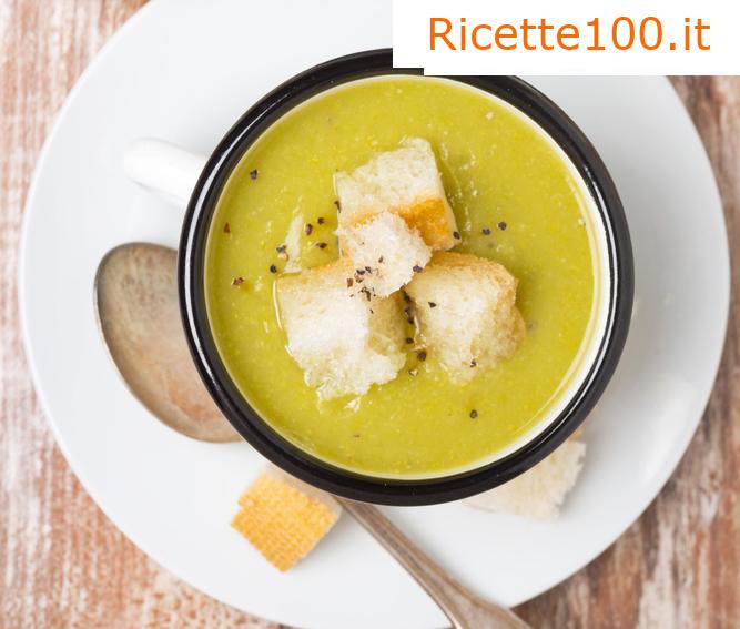 Zuppa di crema di zucchine