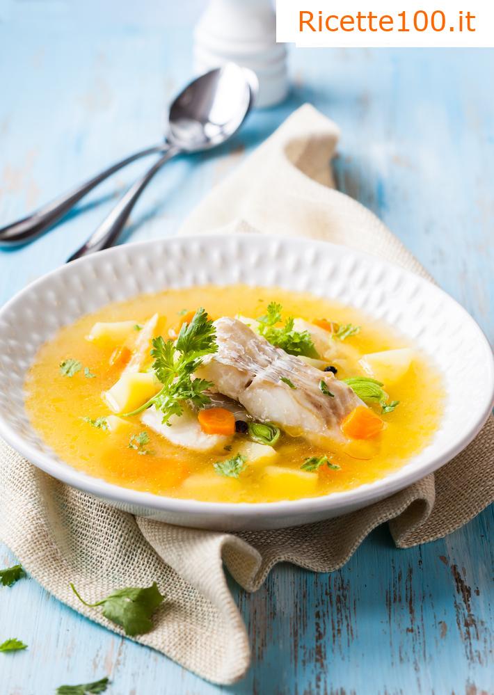 Zuppa di pesce falsa