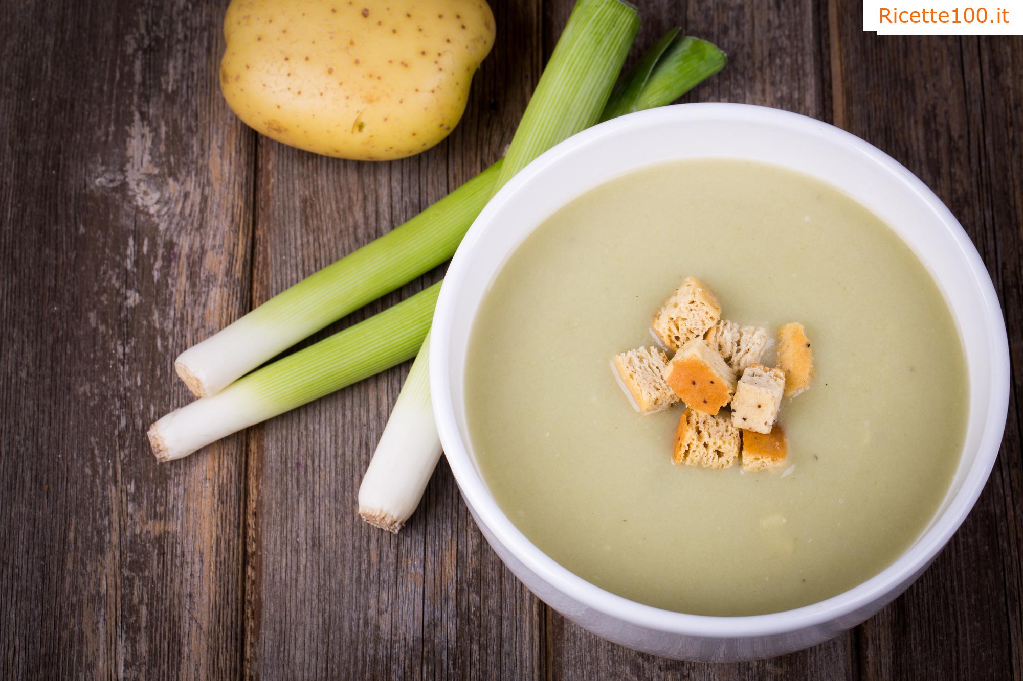 Zuppa di porri con patate